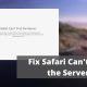 Safari Can’t find the Server Issue