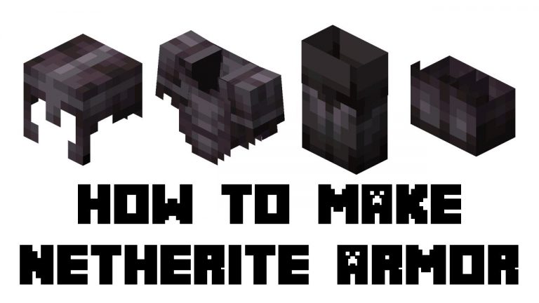 How to Make Netherite Armor in Minecraft