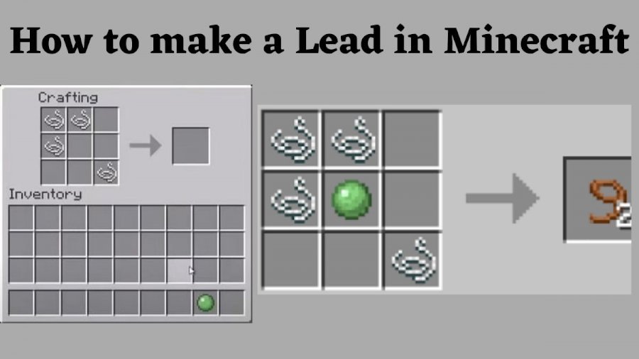 Make a Lead in Minecraft