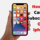 Delete Expired Subscriptions on iphone