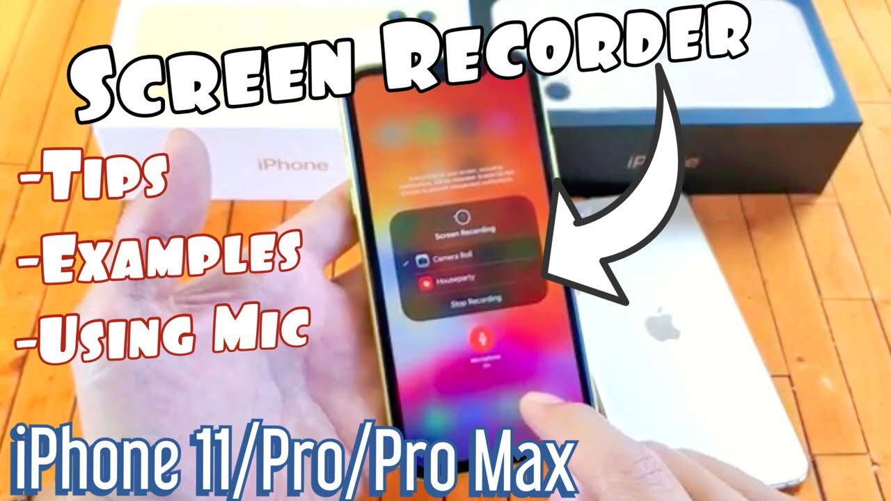 Screen Record on iPhone 11