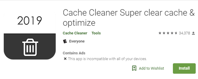 Clear Cache on Android Apps