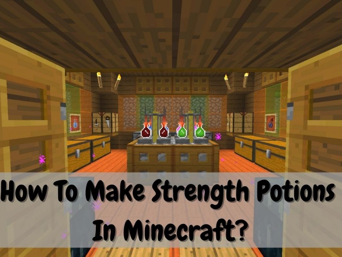 Strength Potion in Minecraft