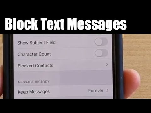 Block Someone from Texting You on iphone