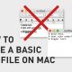 Create a Txt File on Mac