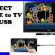 Connect Phone to TV with USB Cable