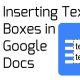 Add a Text Box in Google Docs
