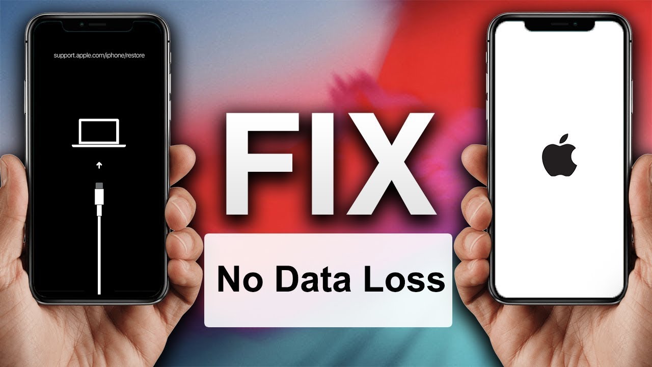 iPhone Stuck on Apple Logo With and Without Losing Data