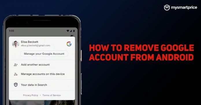 Delete Gmail Account from Phone