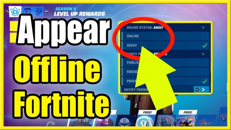 Here is How to Appear Offline on Fortnite