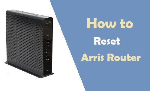 Reset Arris Router