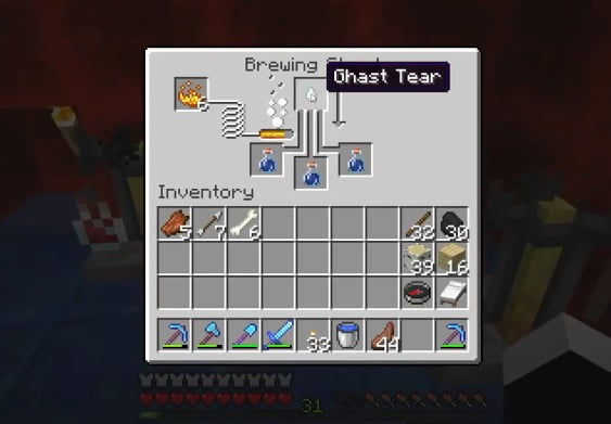 Regeneration Potion in Minecraft