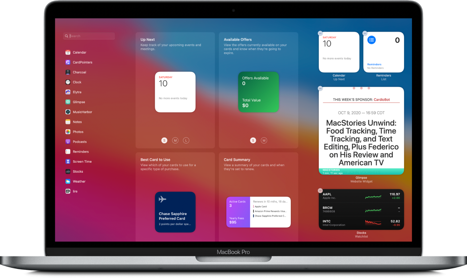 get widgets for mac