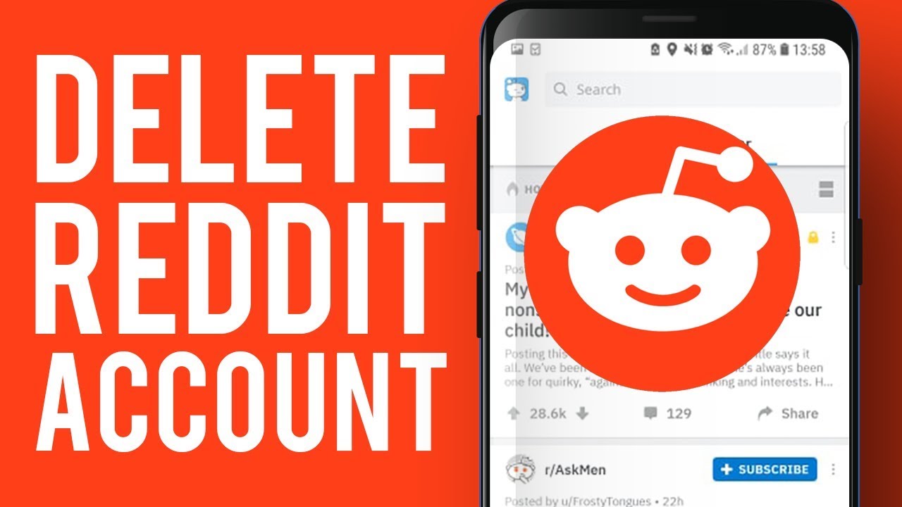 Delete your Reddit Account