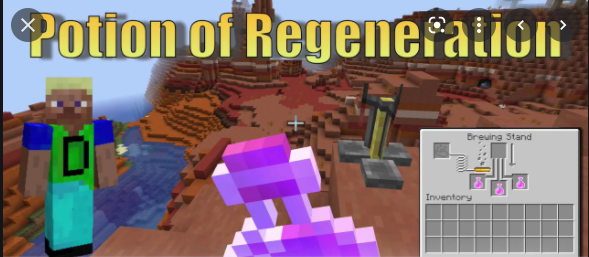 Regeneration Potion in Minecraft