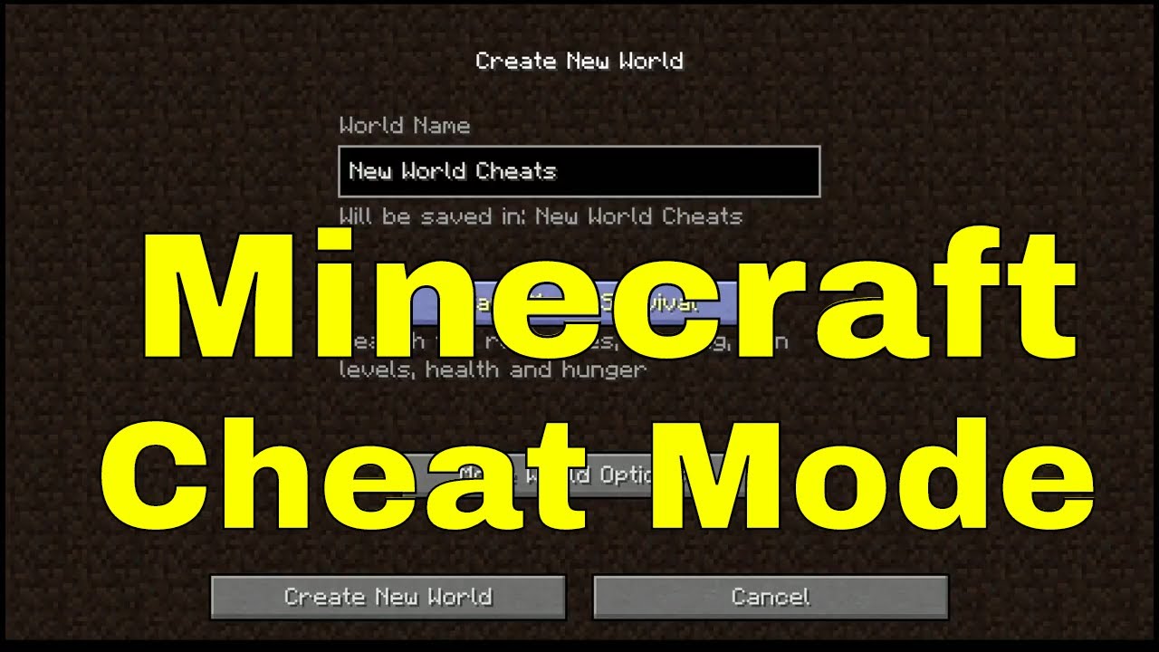 How To Enable Cheats In Minecraft