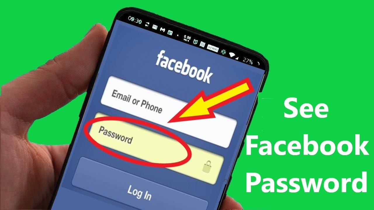 Facebook login account password