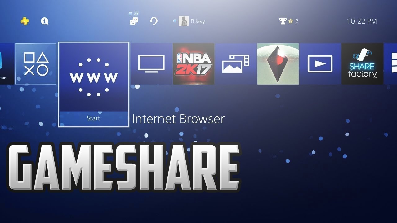 How to Gameshare on PS4