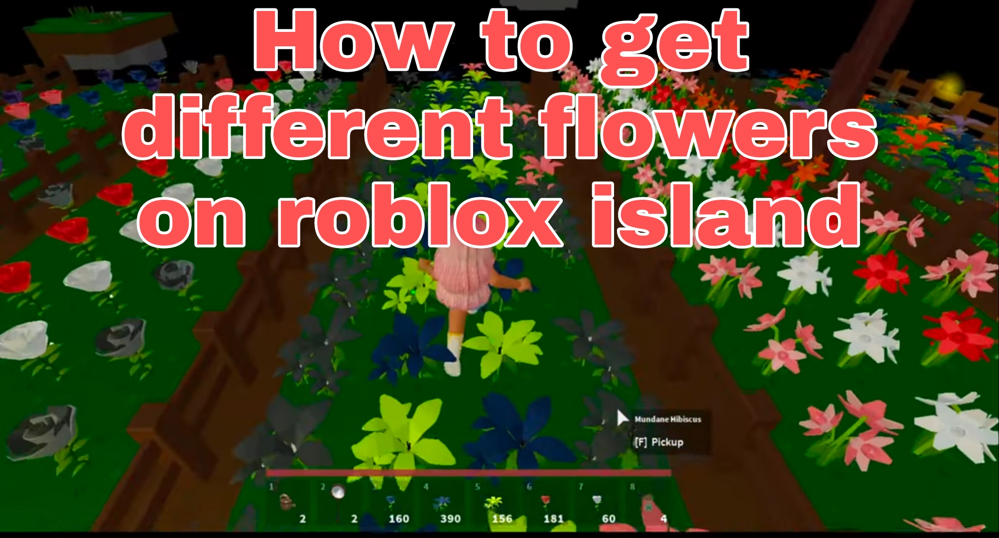 How to Get Different Flowers in Roblox Islands
