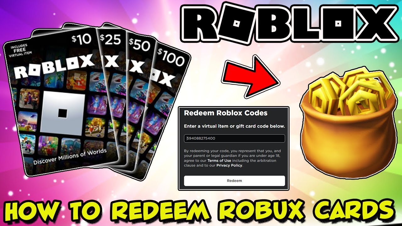 How To Redeem A Roblox Gift Card