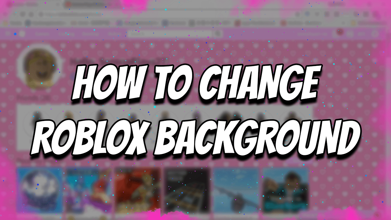 How to CHANGE your ROBLOX BACKGROUND for FREE