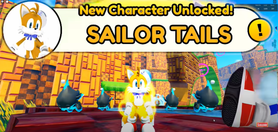 ALL NEW SECRET *SAILOR TAILS* HUNT UPDATE CODES In Roblox Sonic Speed  Simulator! 