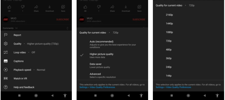 How to Permanently Change YouTube Video Quality on Mobile