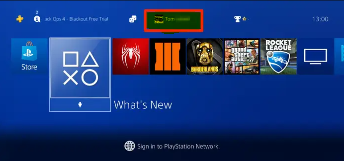 How To Switch Accounts On Your PS4   Bb 