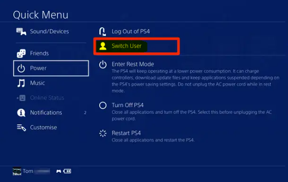 How to Switch Accounts on Your PS4 