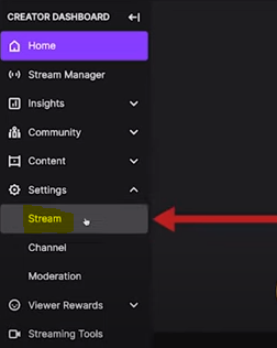 How to Find Your Twitch Stream Key 