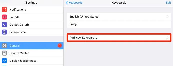 How to Add a New Keyboard on an iPad 
