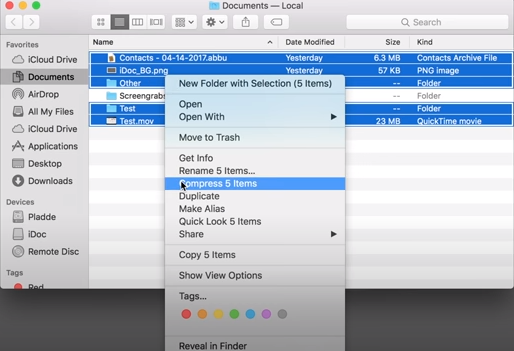 How to Zip a Folder on Mac 