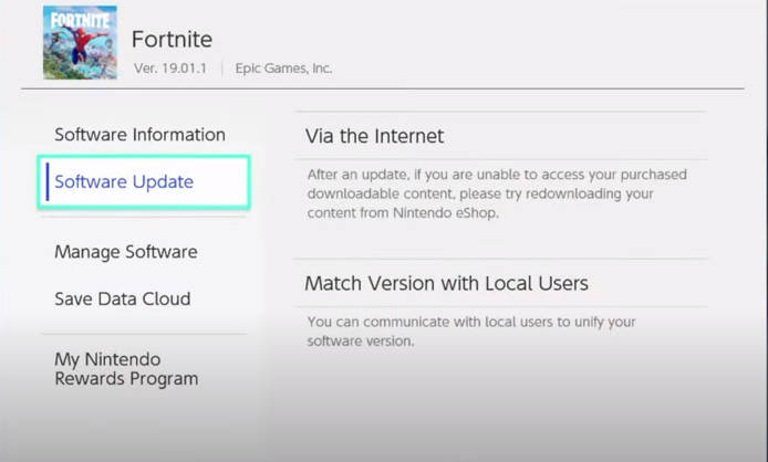 How to Update Fortnite on Nintendo Switch