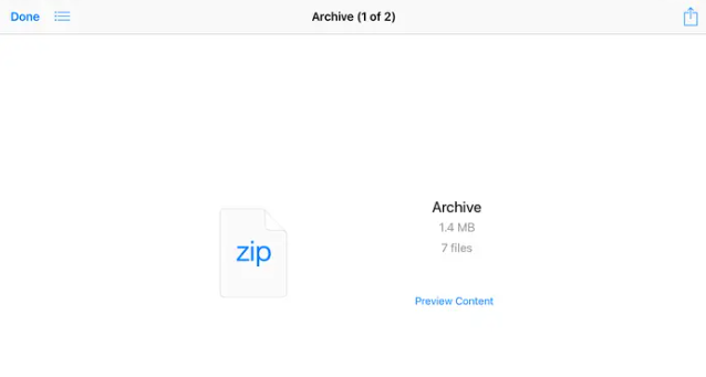 How to Open Zip Files on an iPad 