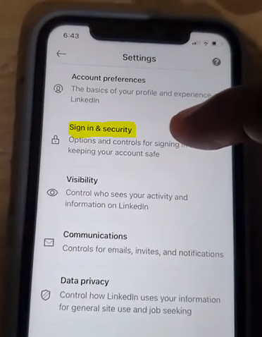 How to Change Linkedin Password