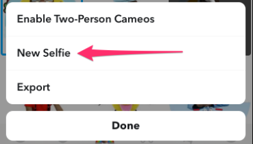 How to Change Your Cameo Selfie in Snapchat