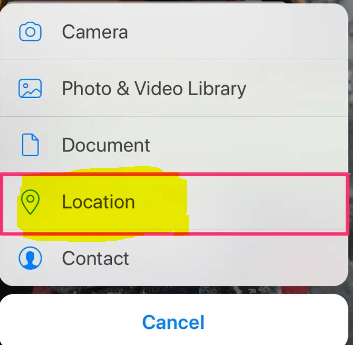 How to Share Your Location on WhatsApp on iPhone