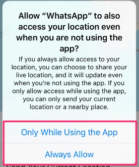 How to Share Your Location on WhatsApp on iPhone