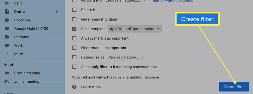 How to Set Up an Automatic Reply Filter in Gmail