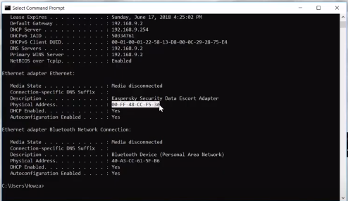 How to Find Your MAC Address on Your Windows