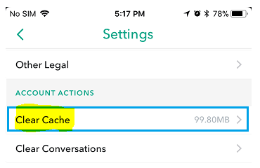 How To Clear Snapchat Cache On iPhone