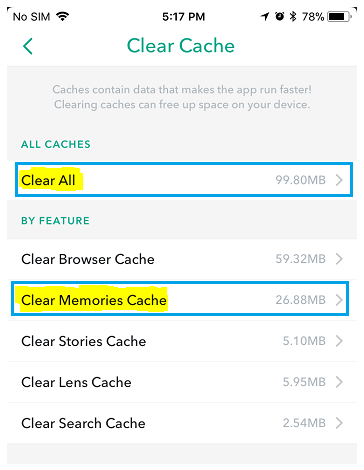 How To Clear Snapchat Cache On iPhone