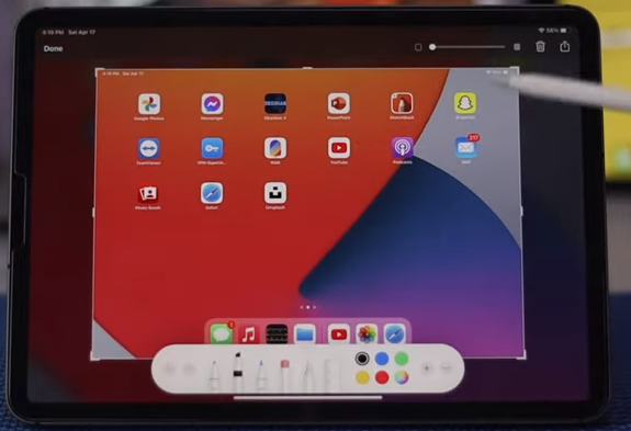 How to Take a Screenshot on iPad Using an Apple Pencil 