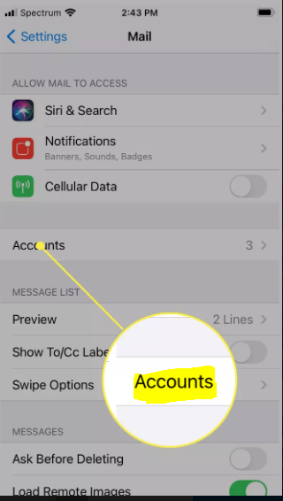 How to Remove an Email Account from an iPhone