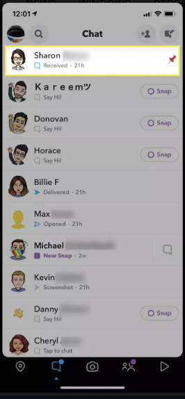 How to Pin Someone on Snapchat
