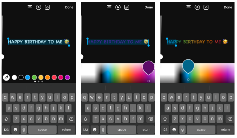 How to Get Rainbow Text on Instagram Stories