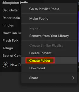 How to Make Folders on Spotify 