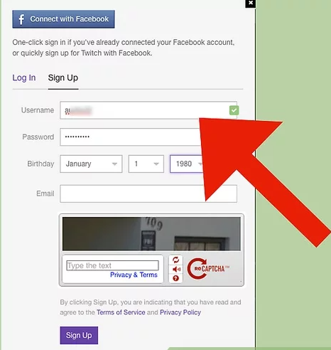 How to Create an Account on Twitch