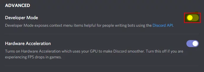 How to Enable Discord Developer Mode on Desktop