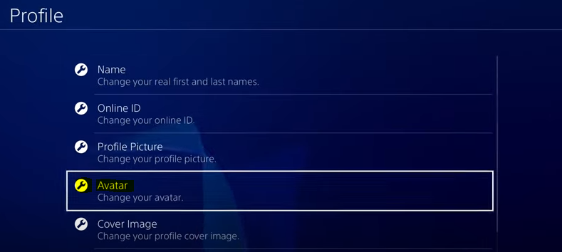 How to Change Your Avatar on a PS4 